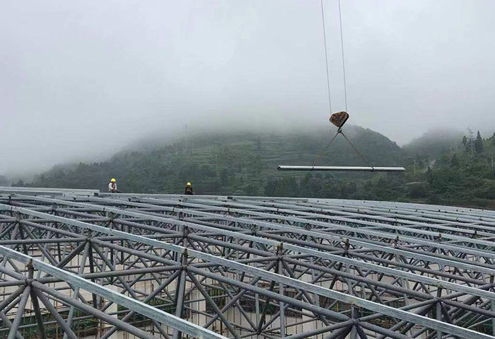 双辽网架施工
